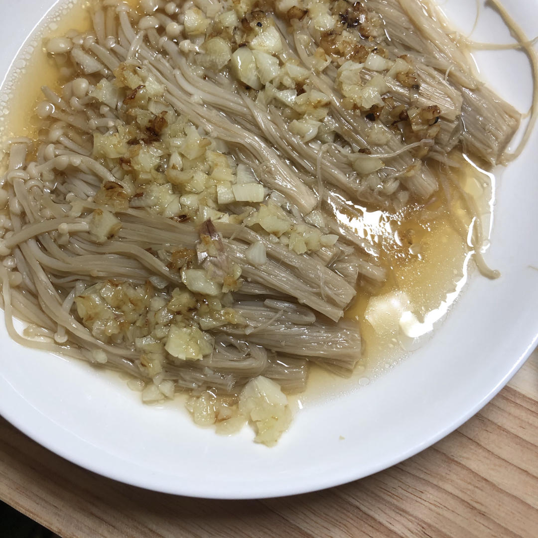 蒜蓉蒸金针菇