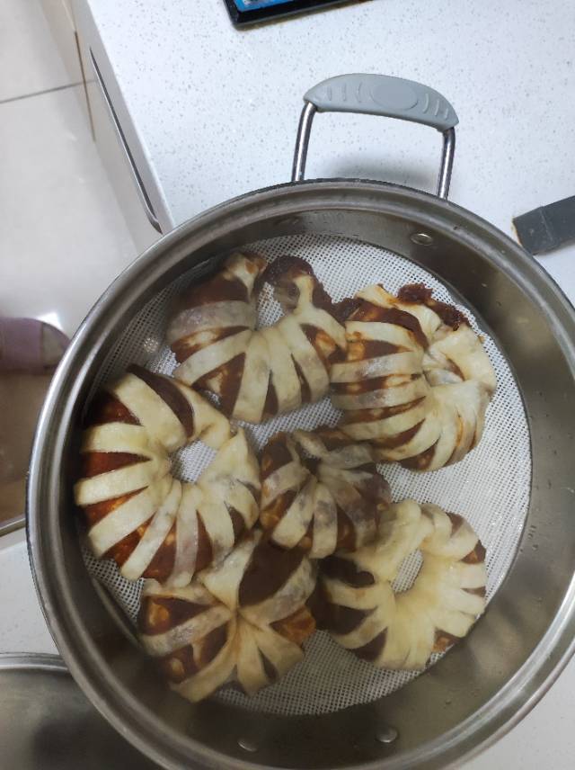 花样豆沙包