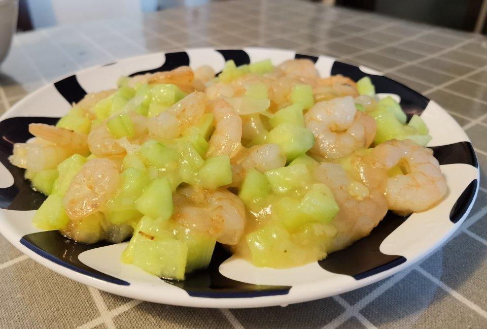 黄瓜炒虾仁