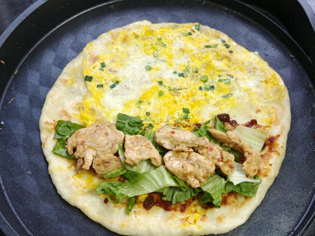 软皮鸡蛋煎饼(发面少油版)