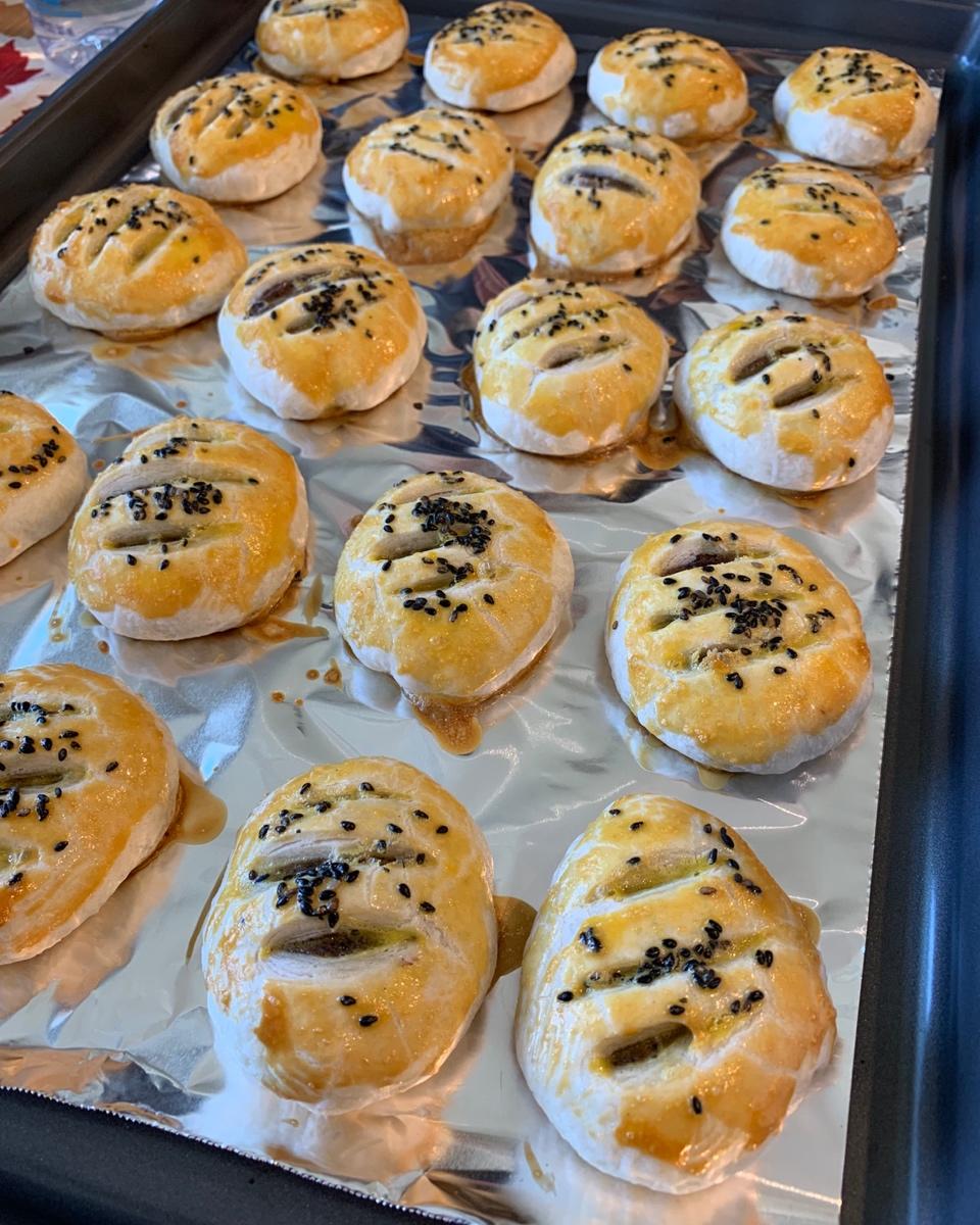 老婆饼（金沙奶黄馅）