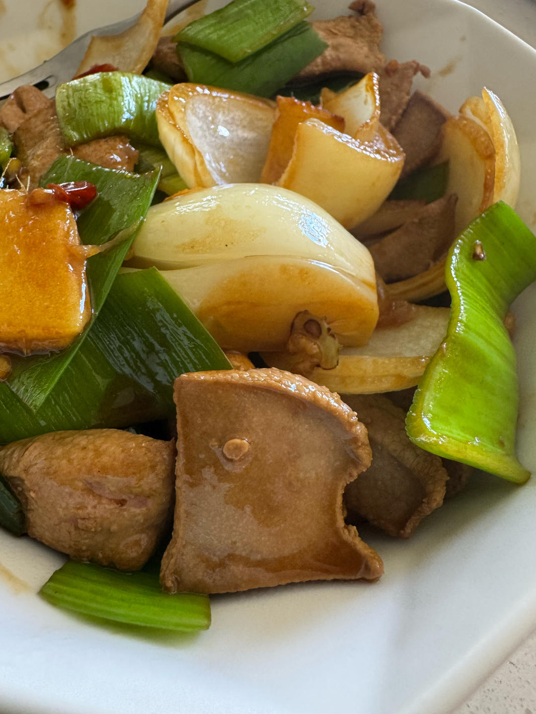 爆炒猪肝家庭做法