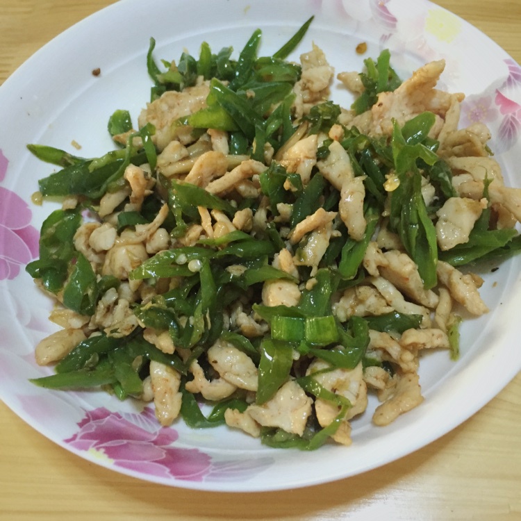 青椒鸡丝