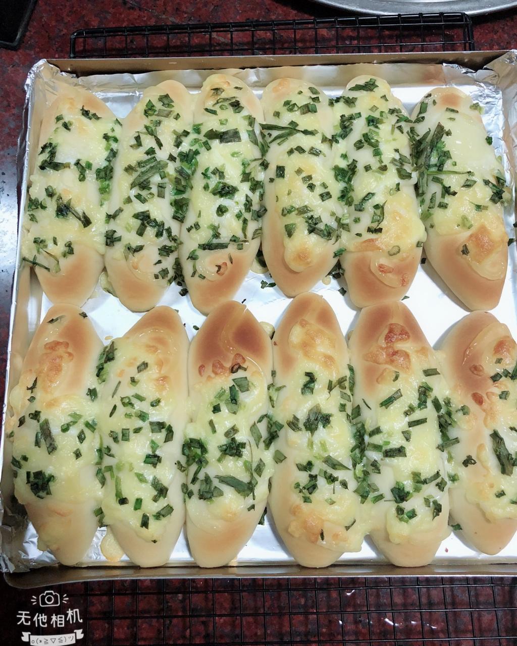 香葱芝士面包