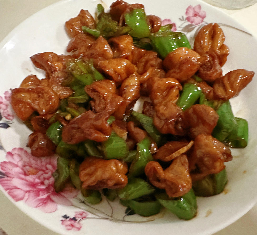 尖椒炒肥肠