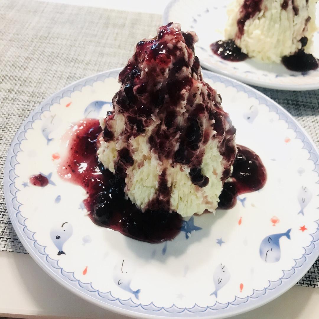蓝莓山药泥