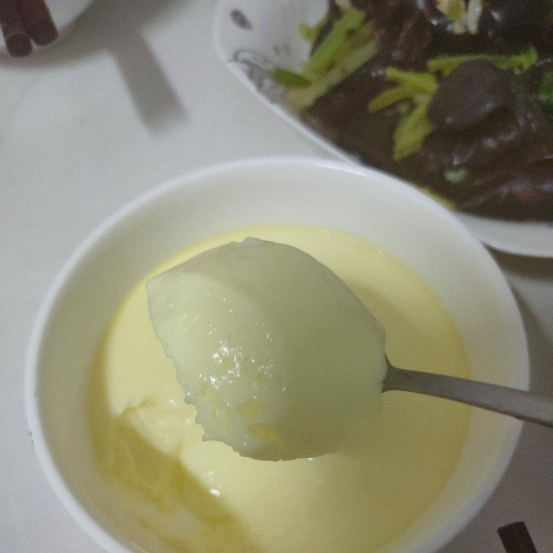 15分钟牛奶炖蛋（蒸五焖五）