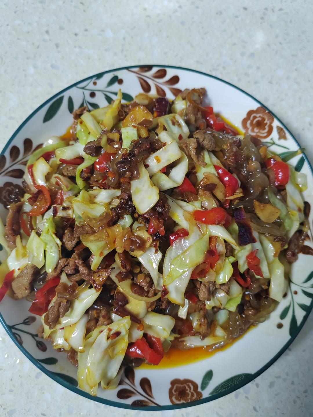 泡菜苕粉肉丝