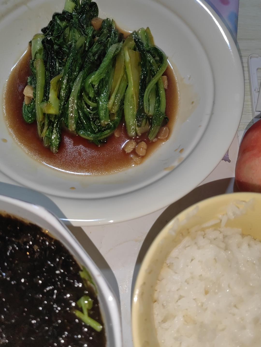 蒜蓉油麦菜（蚝油）