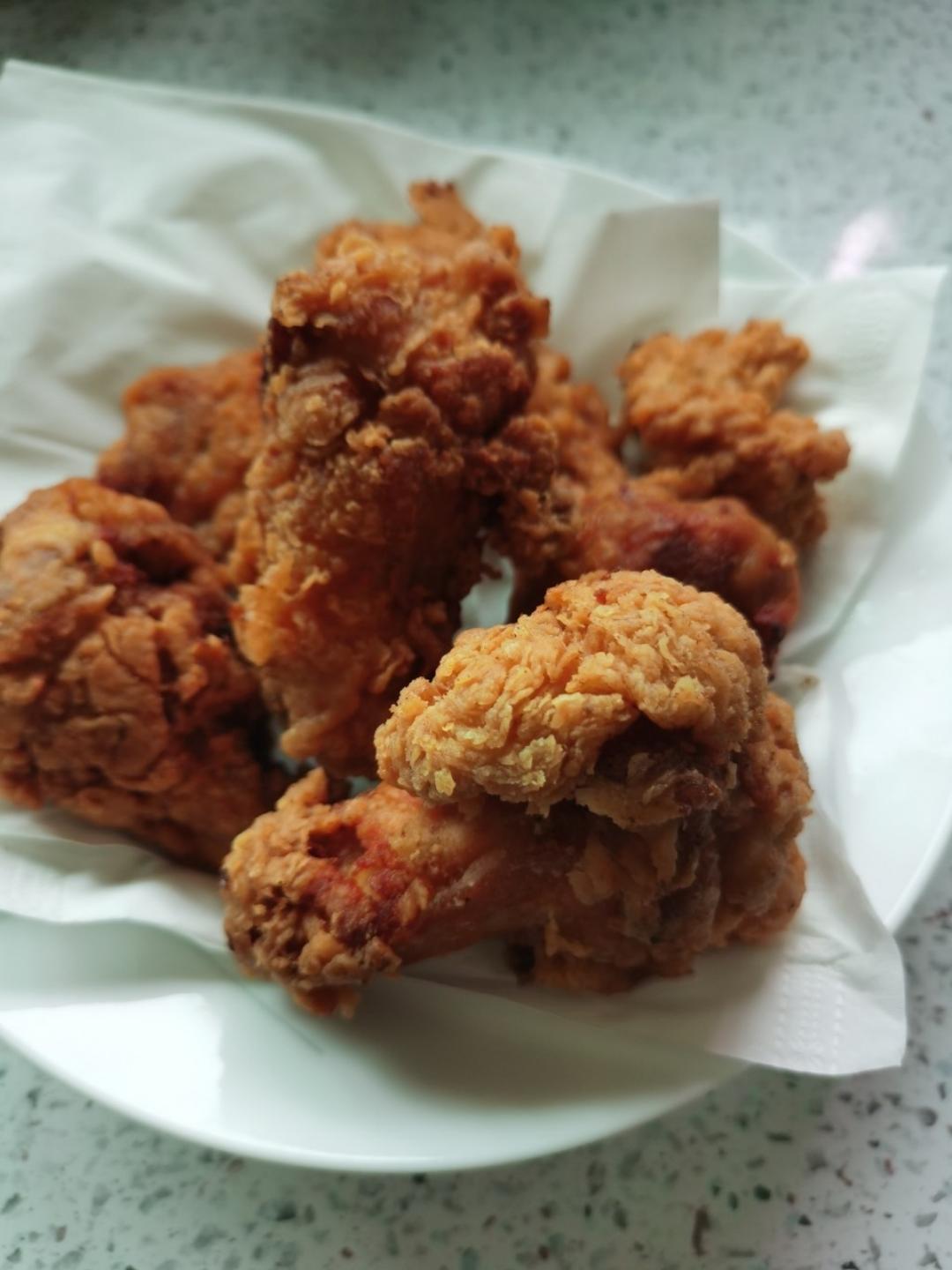 不用炸鸡粉也可以炸出酥脆炸鸡腿