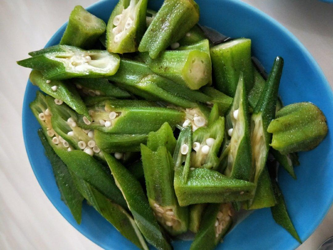 家常菜～蒜香秋葵