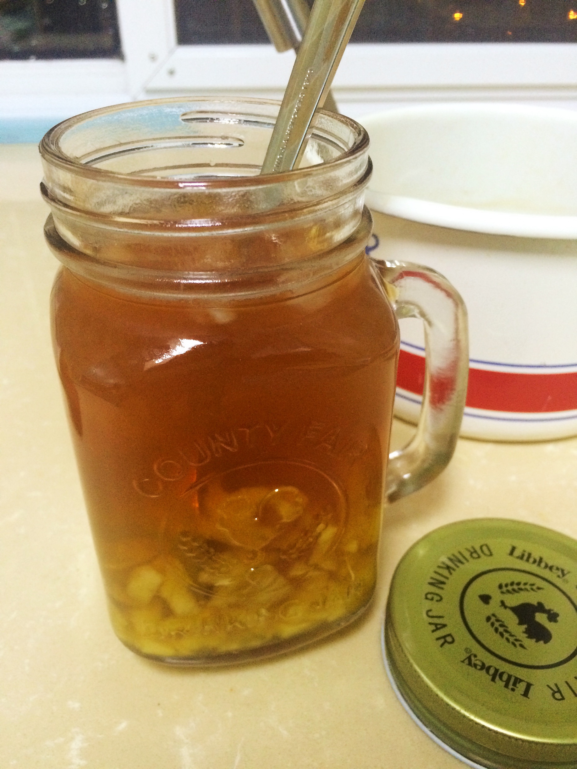 凤梨炒饭的组合技---软软甜甜小清新的凤梨茶的做法