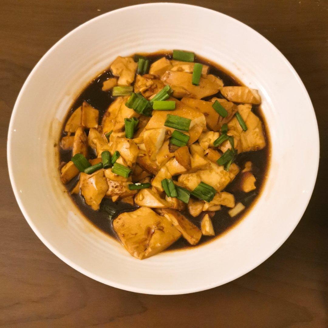 蚝油嫩豆腐