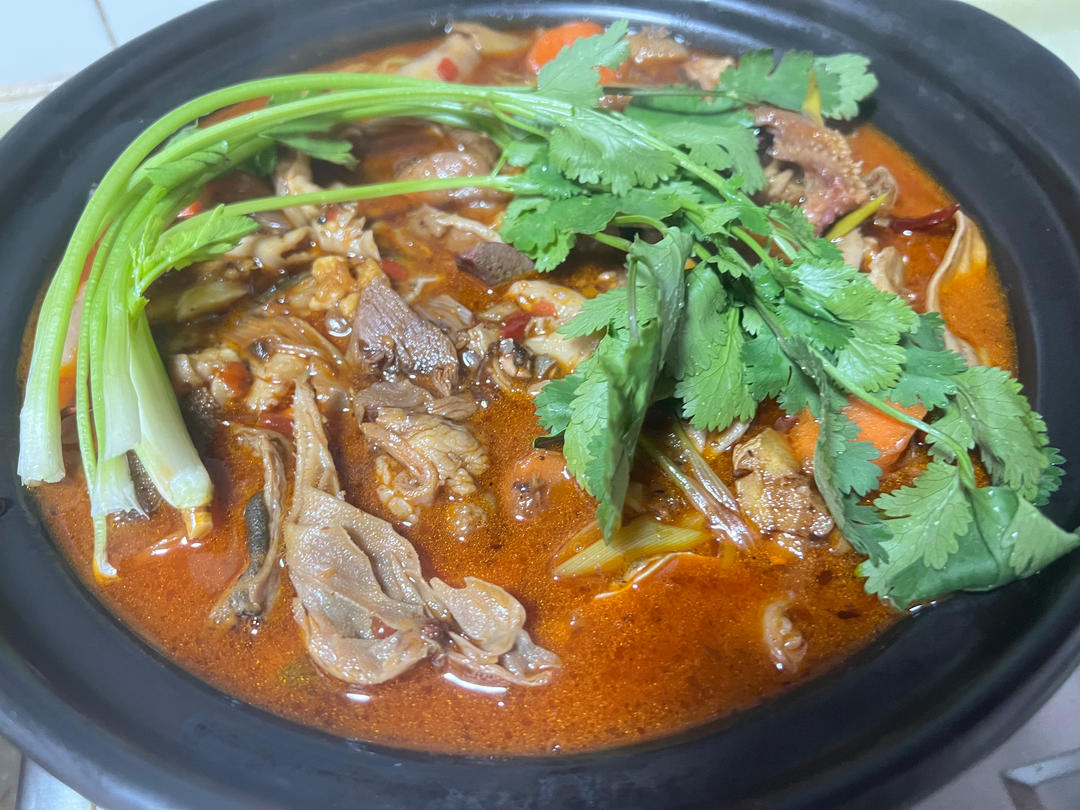 羊肉胡萝卜火锅