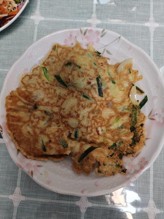 可甜可盐的韩式海鲜葱饼