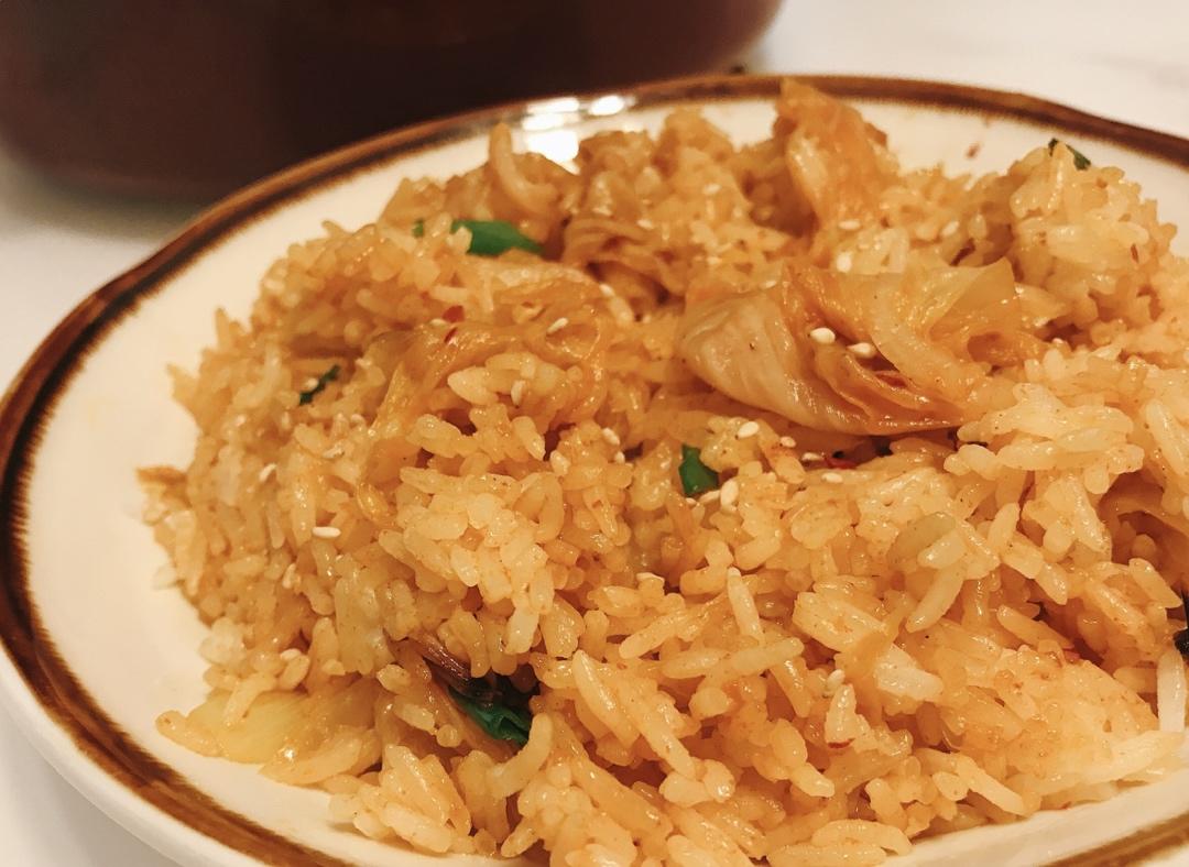 升级版辣白菜炒饭😭姜食堂同款🌟泡菜饭开出了p.o 斯密达