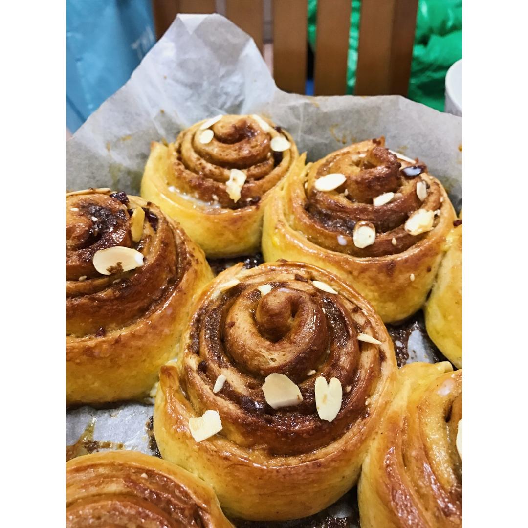 【曼食慢语】肉桂面包卷