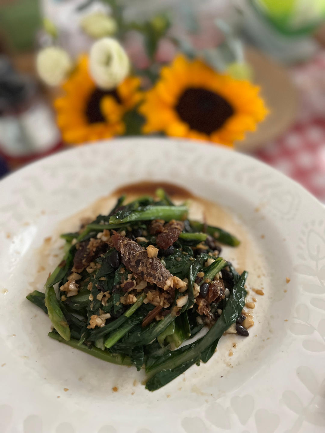 豆豉鲮鱼油麦菜
