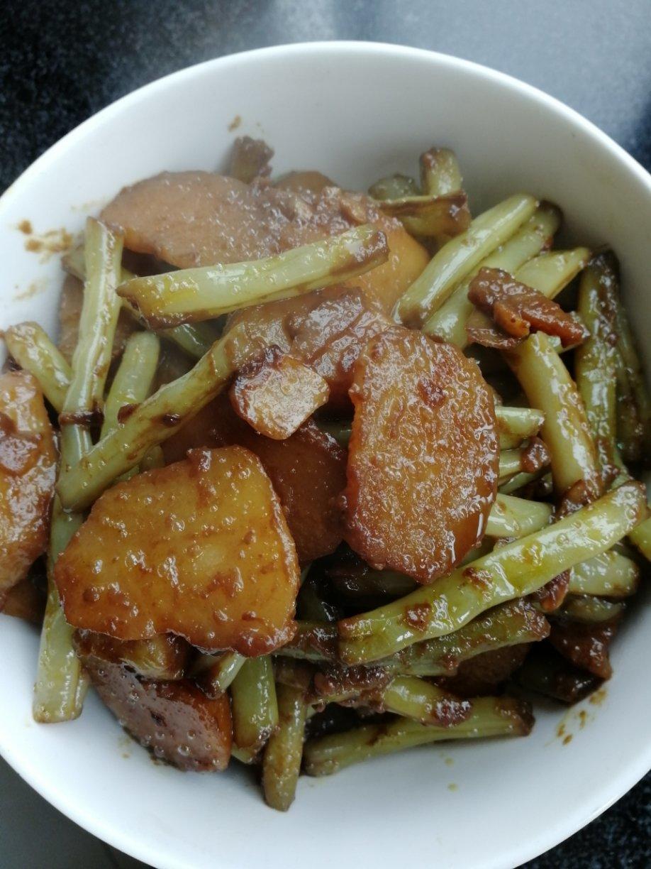 土豆炖豆角