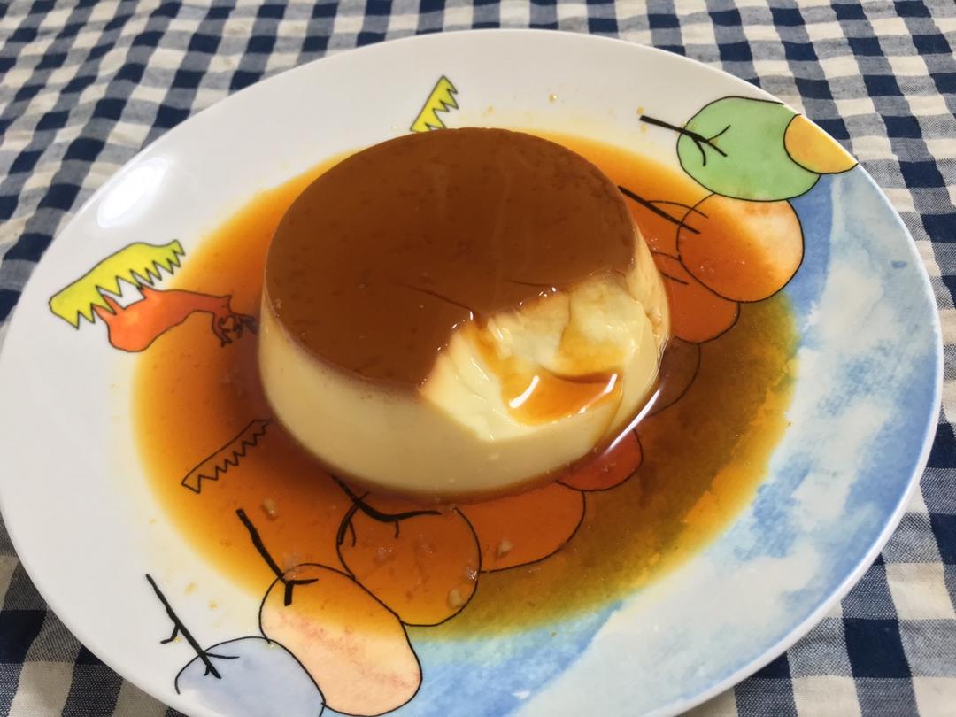 超简易滑又弹的鸡蛋布丁Custard Pudding(详细教程)