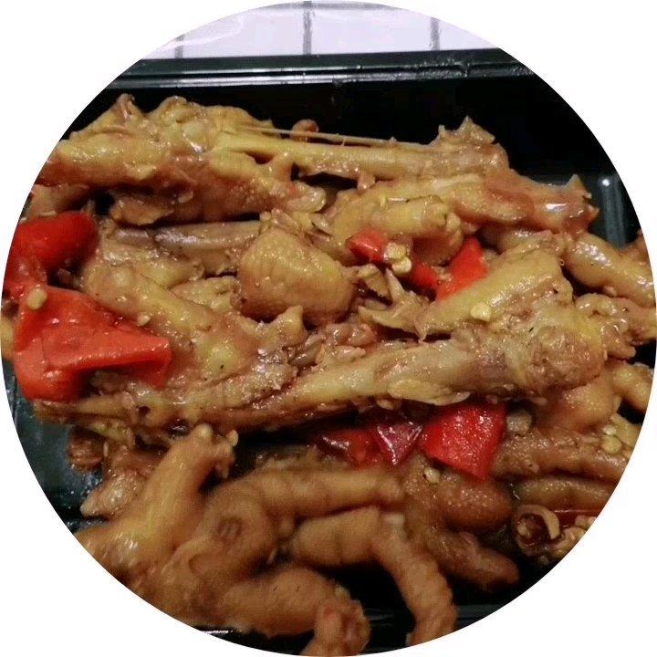 香辣烧鸡爪