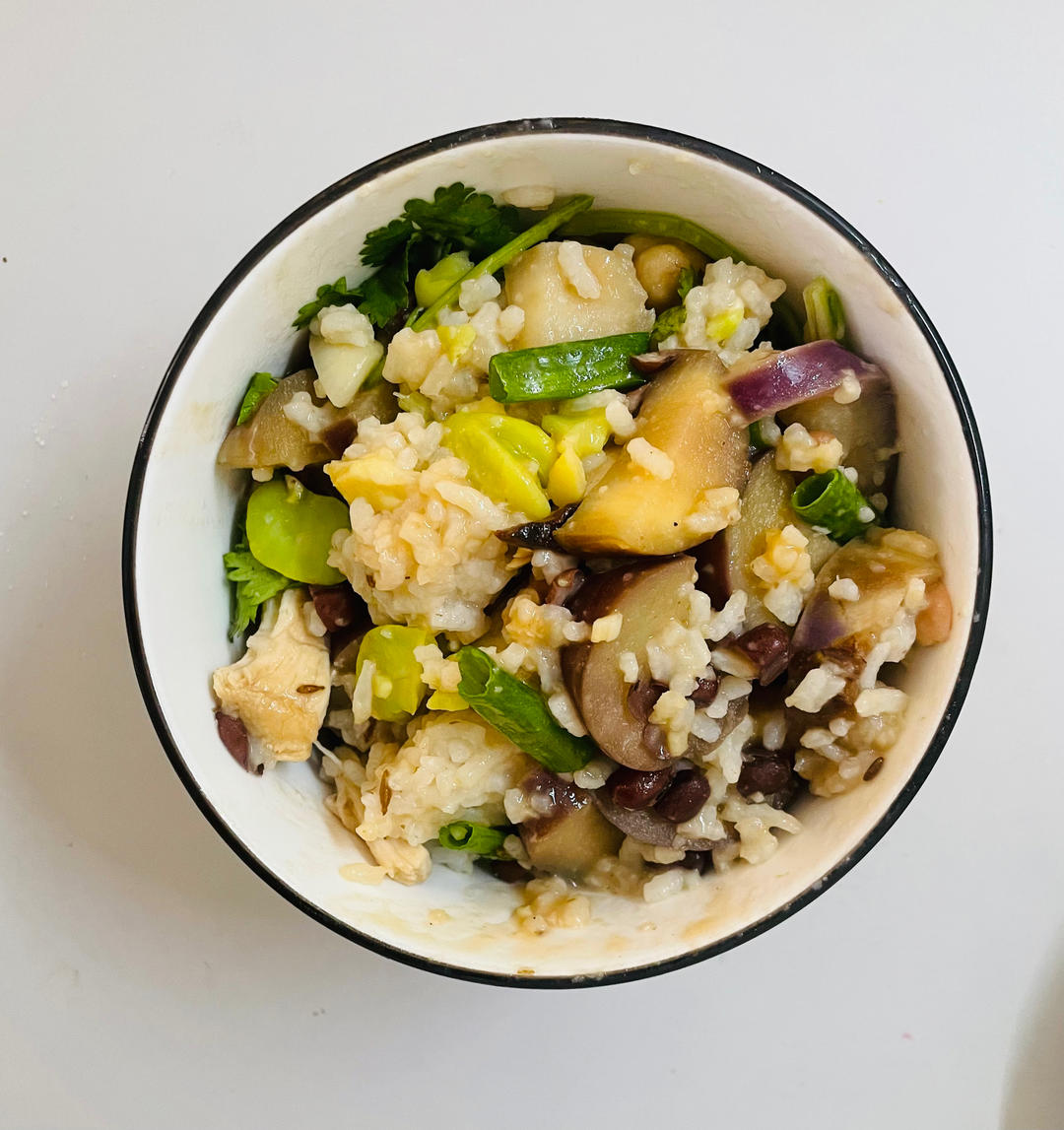 【健康三餐】鹰嘴豆鸡胸茄子饭