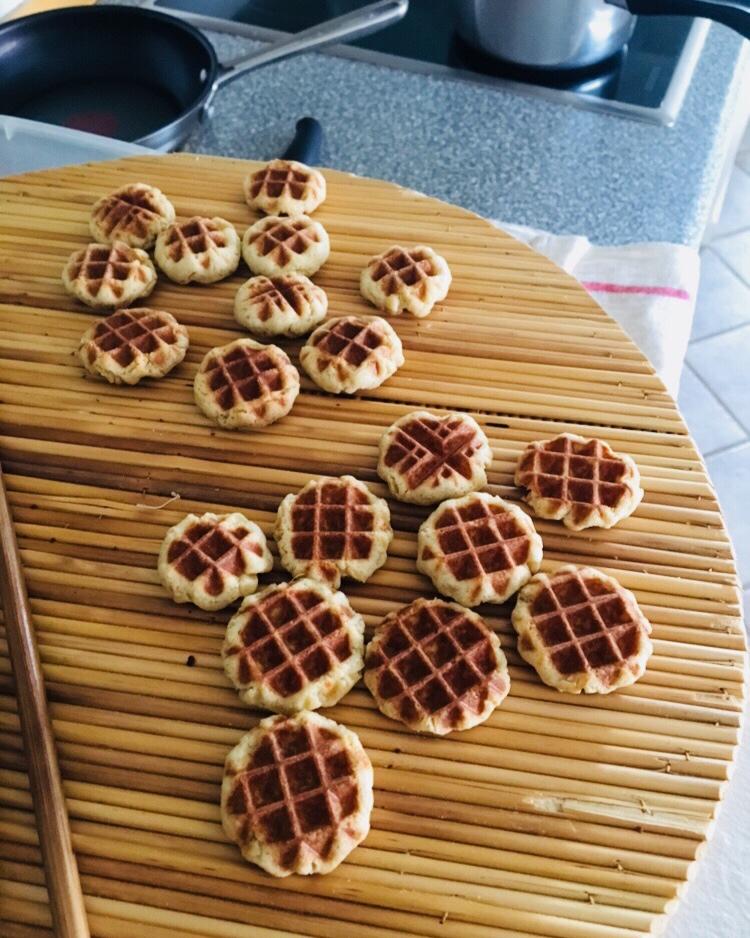 华夫饼锅版黄油小饼干cookies