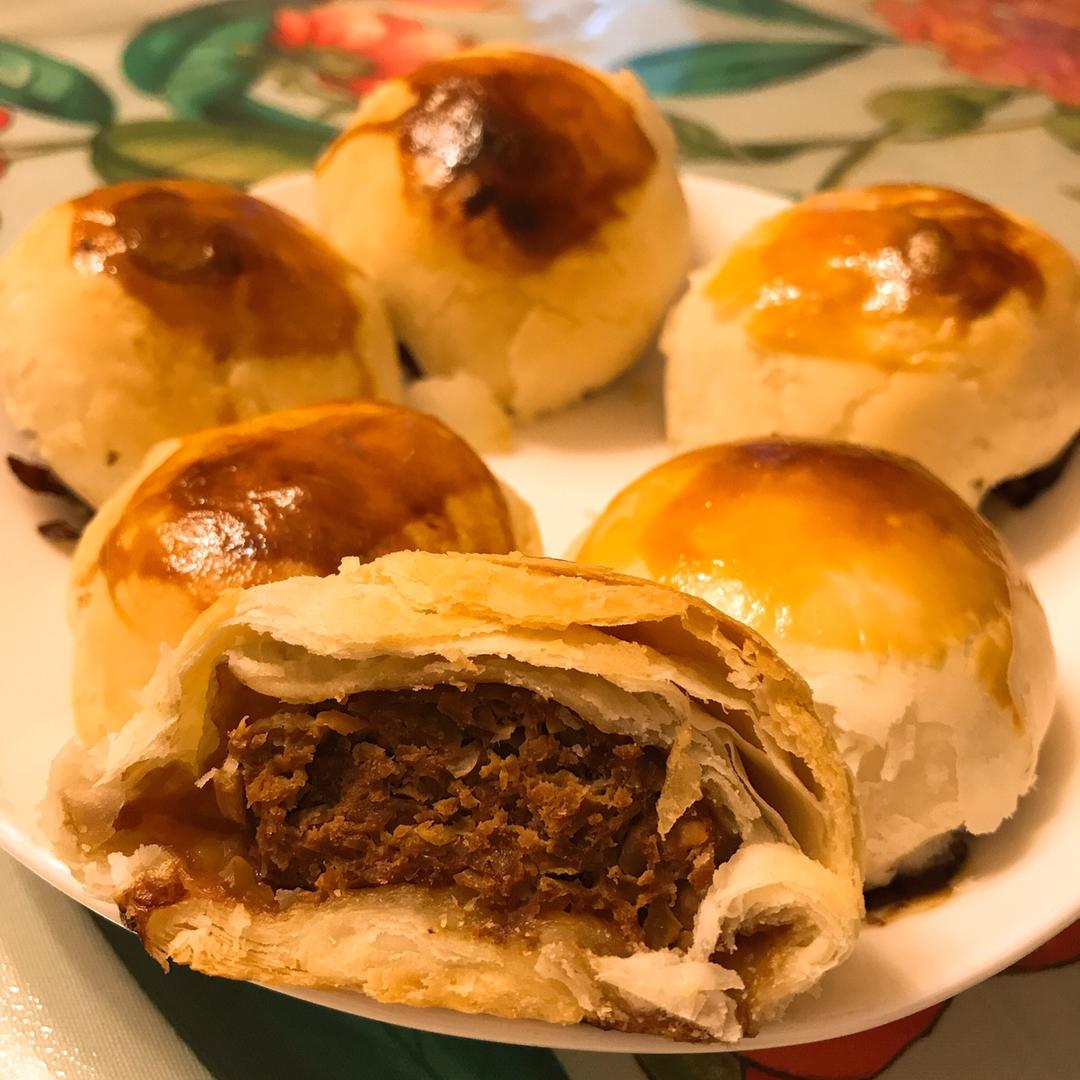 泳式鲜肉榨菜月饼