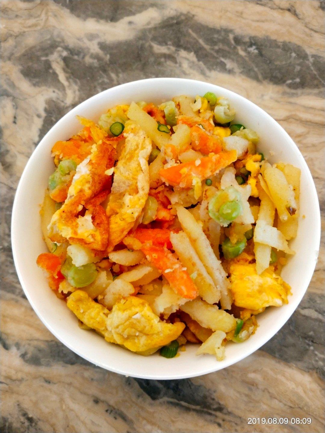 炒山药丸子  内蒙家常菜