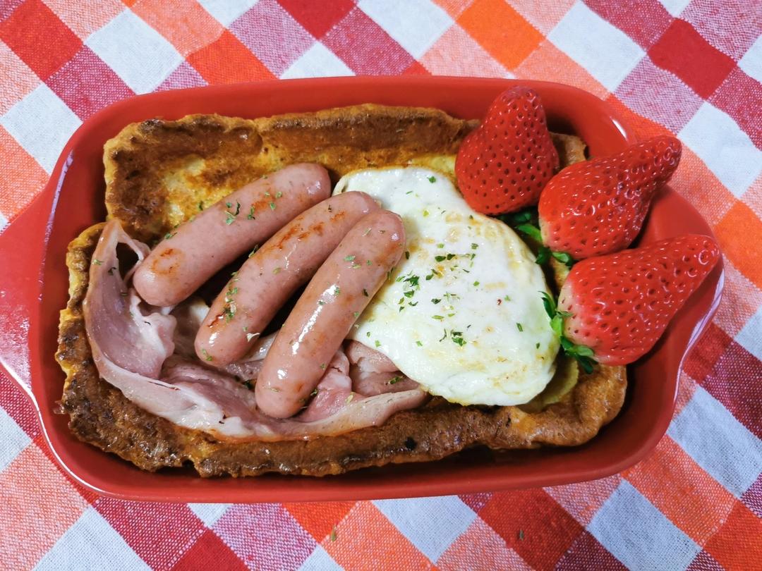 🥓Dutch Baby | 咸口培根太阳蛋荷兰松饼