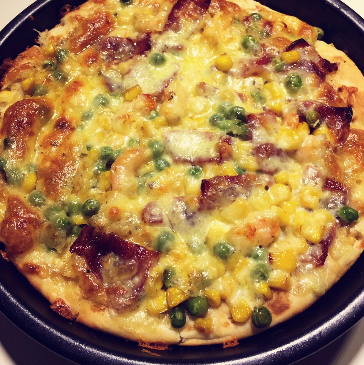 夏威夷pizza（附饼底冷冻法）