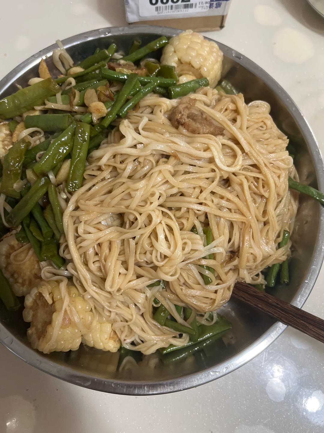 挂面也能焖~的豆角焖面