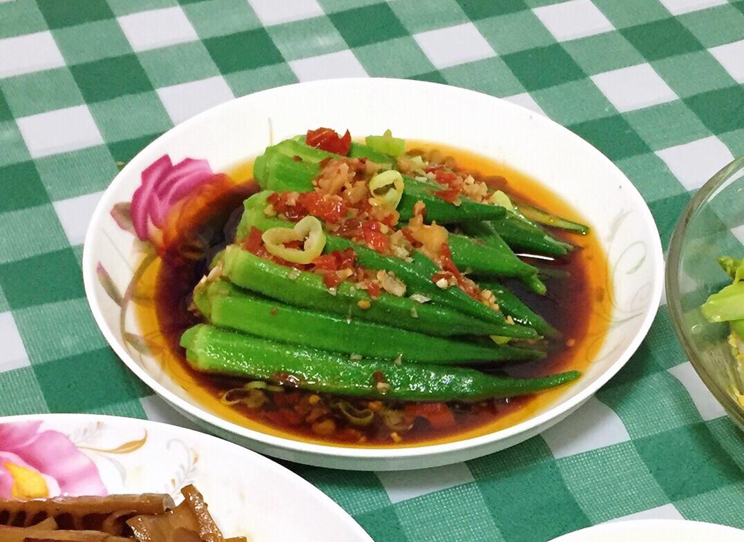 10分钟凉拌秋葵