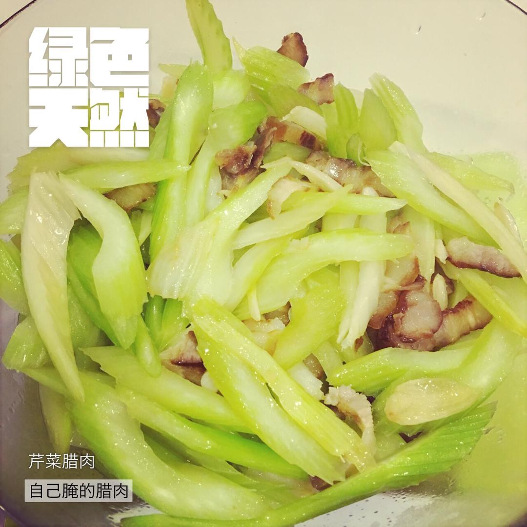 蒜苔炒腊肉