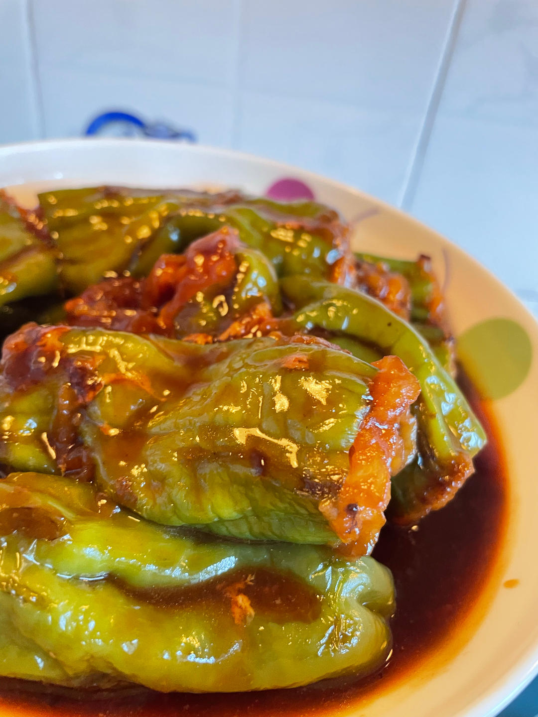 销魂青椒酿肉【超级下饭】