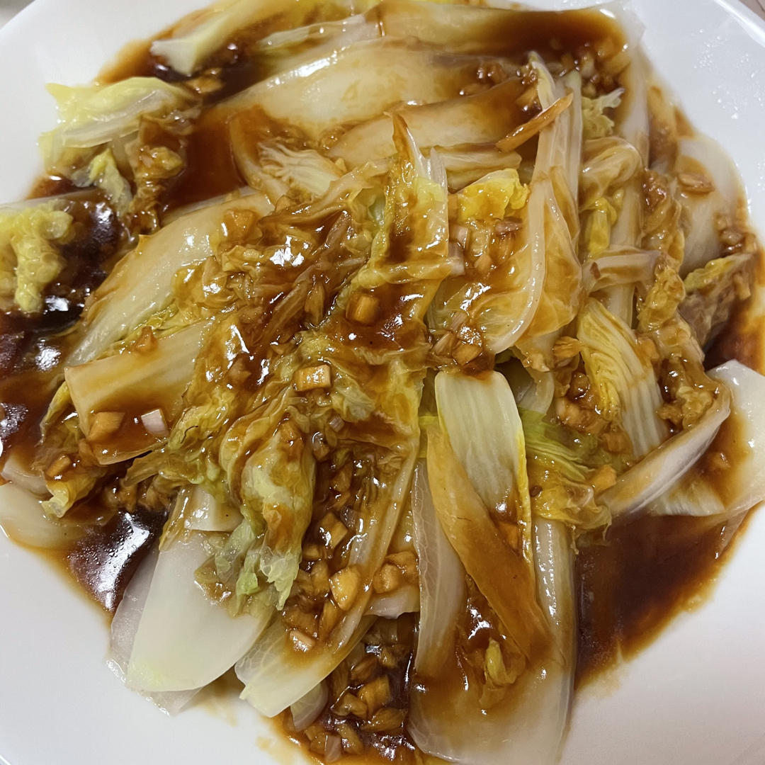 5分钟搞定‼️家常菜蒜香娃娃菜，巨好吃！