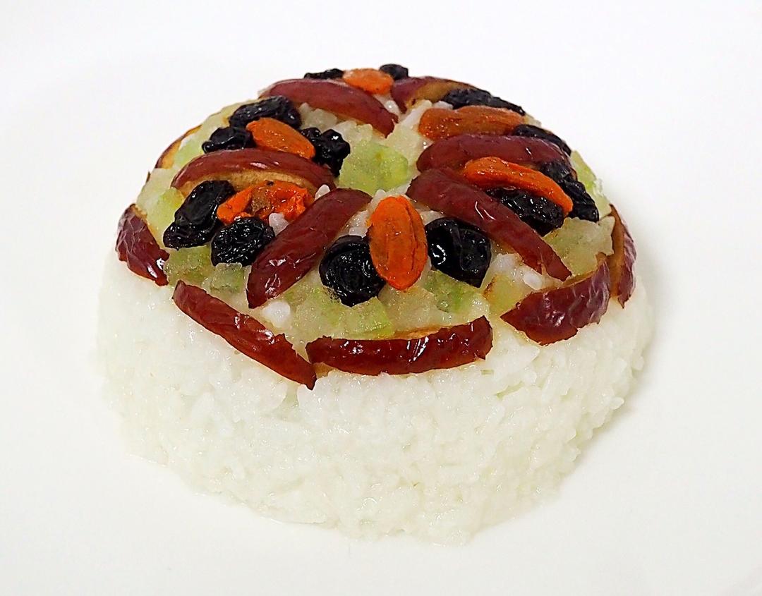 【猪油夹沙八宝饭】古法蒸糯米