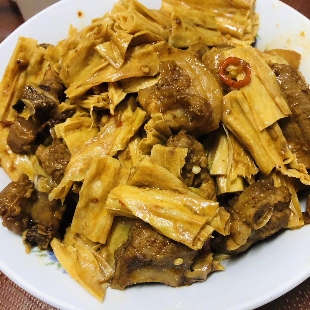 腐竹烧排骨