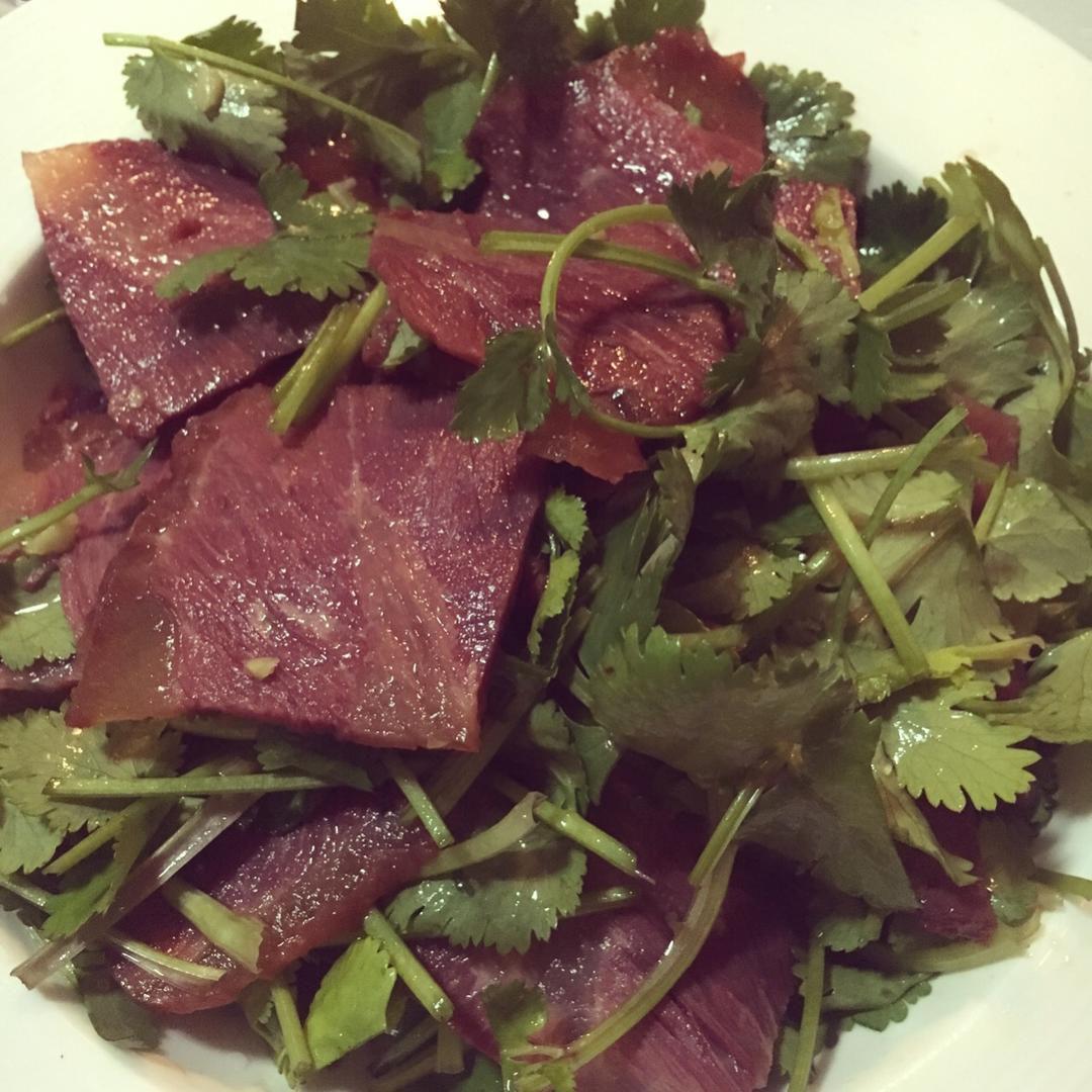 香菜拌牛肉