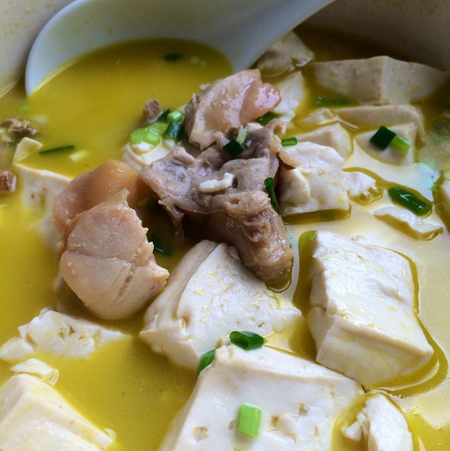 钰似无双做的蚌肉豆腐煲