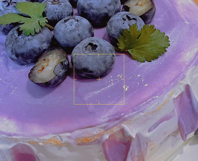 芋泥蓝莓蛋糕