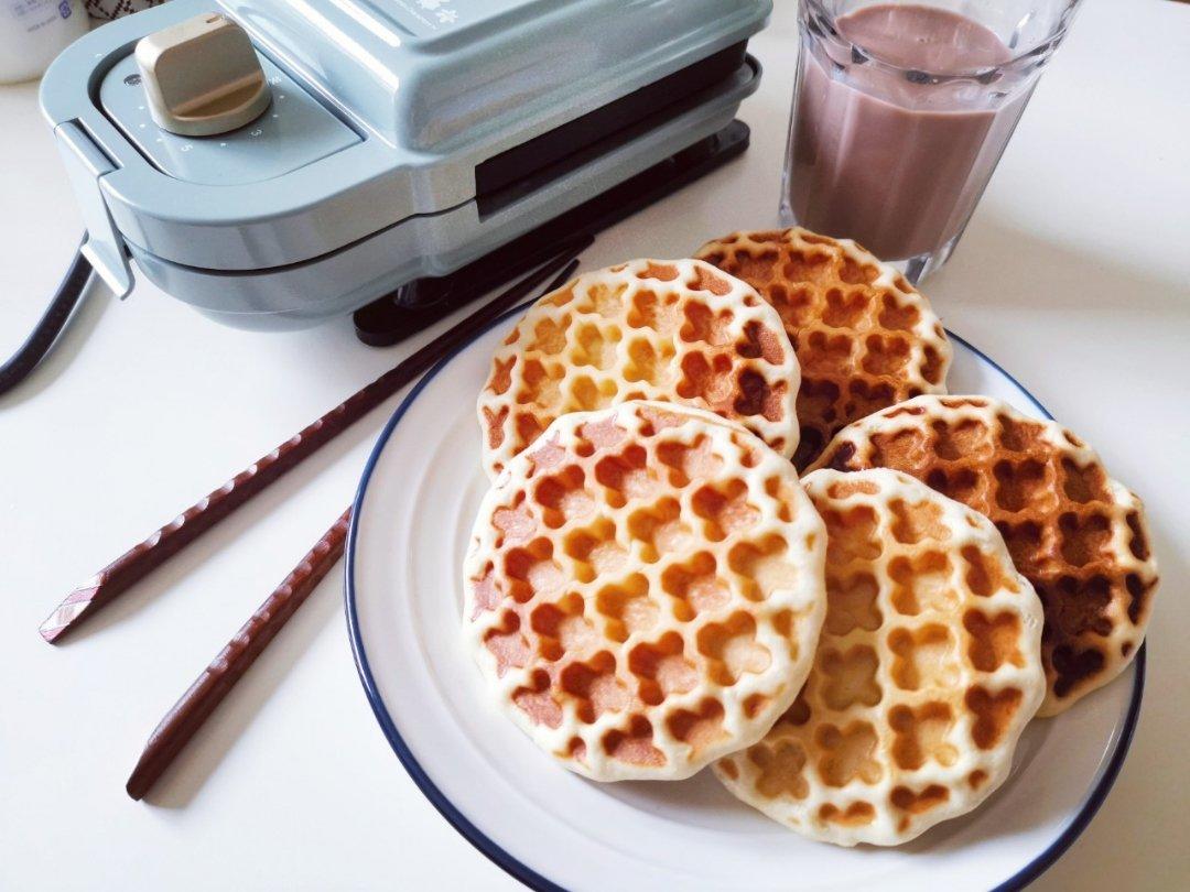 红糖麻薯华夫饼