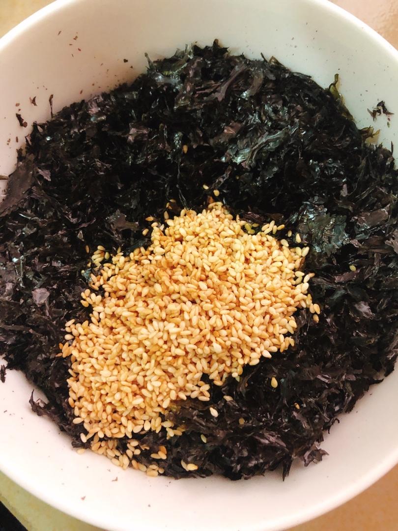 用紫菜做海苔【芝麻海苔碎】超级简单