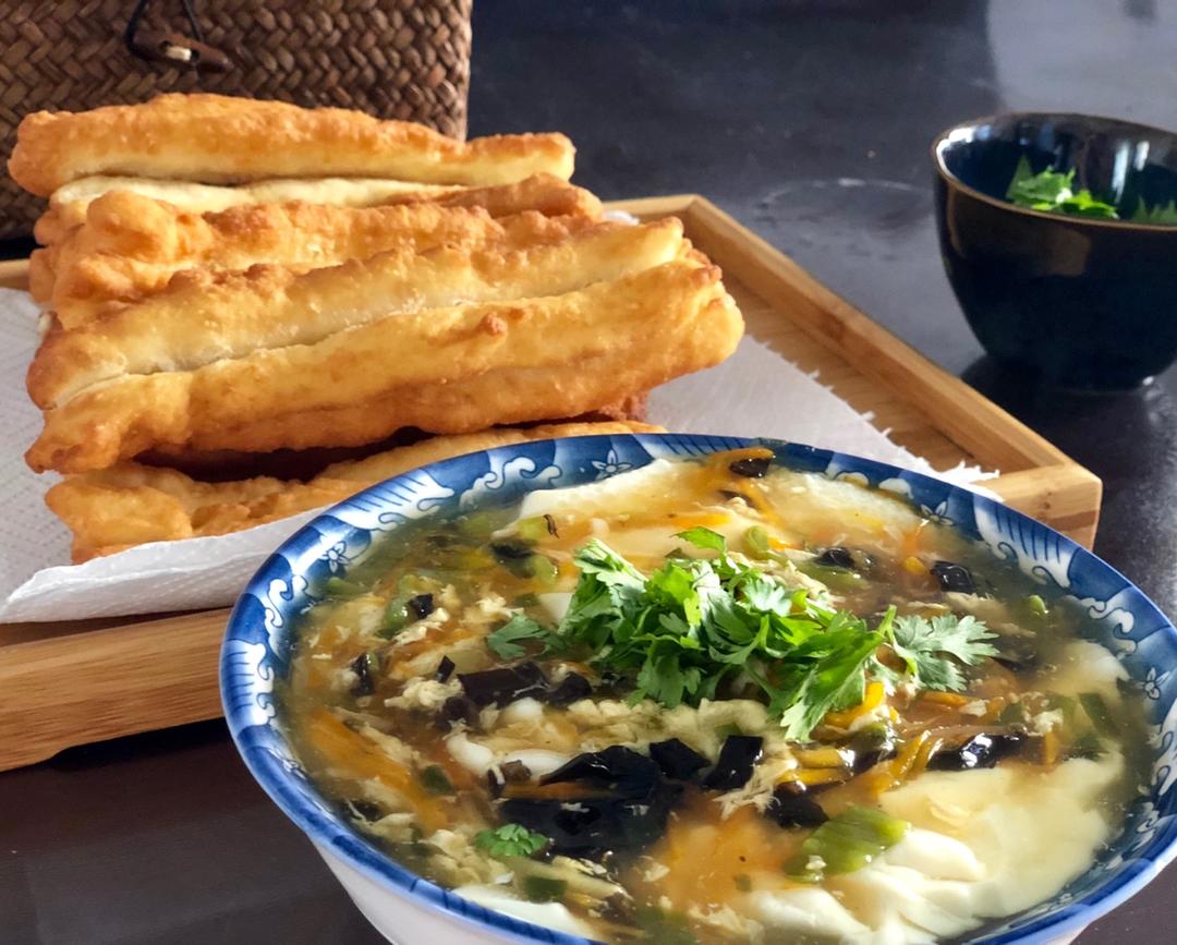 自制无泡打粉油条