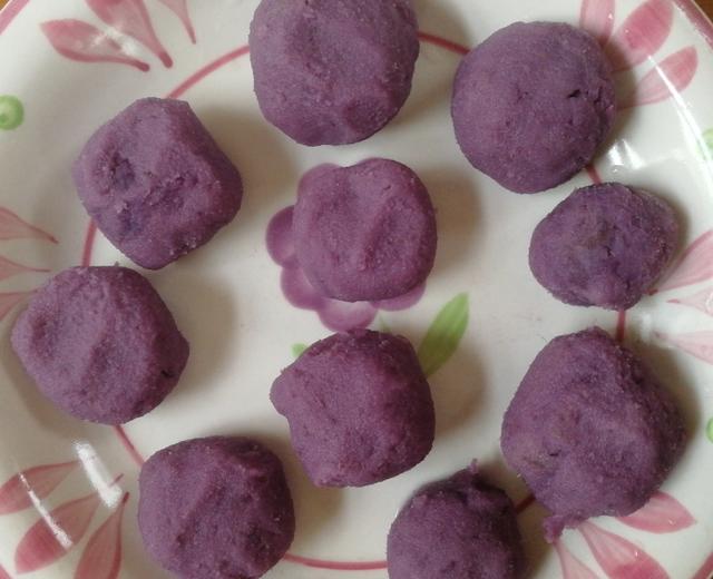 减肥餐–紫薯球的做法