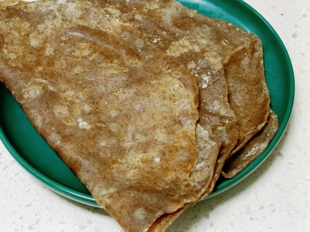 低脂劲道的荞麦面春饼的做法
