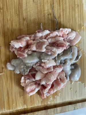 韩式辣炒猪肉八爪鱼的做法 步骤2