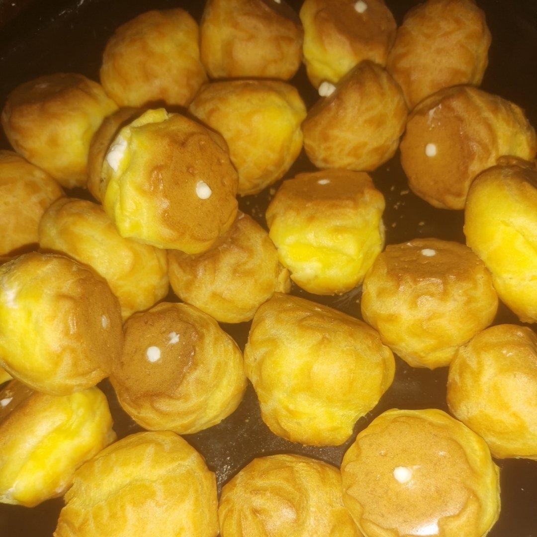 简单易成功的奶油小泡芙做法