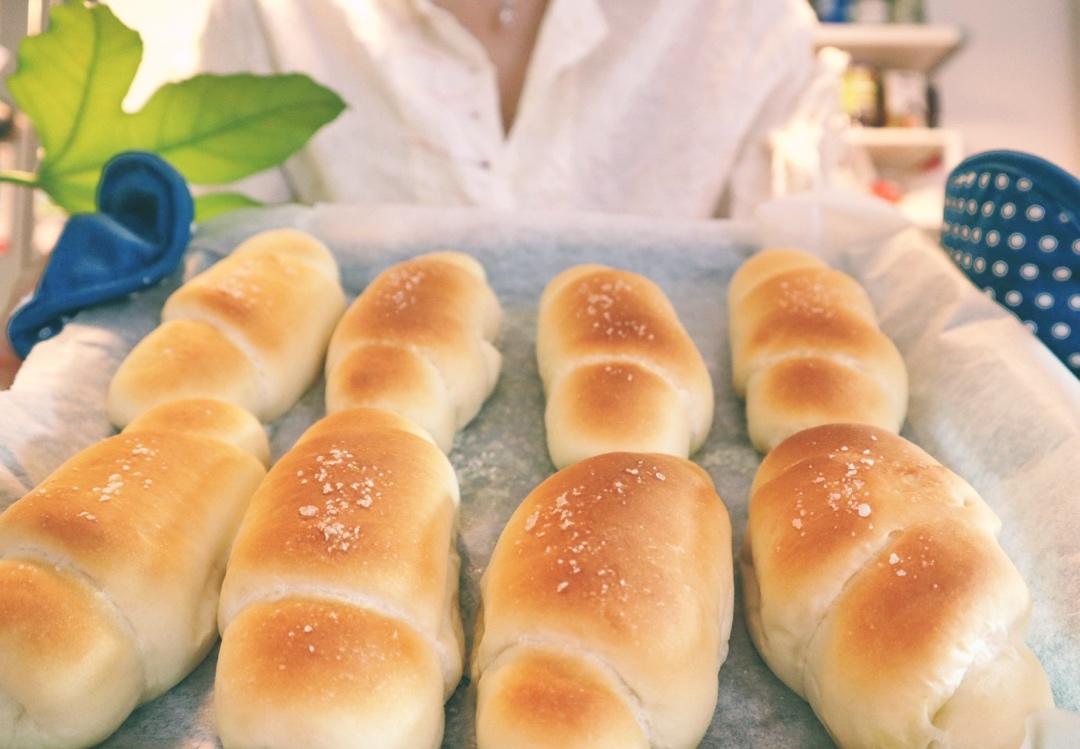 日式盐面包 日式盐可颂-（含整形小视频）
