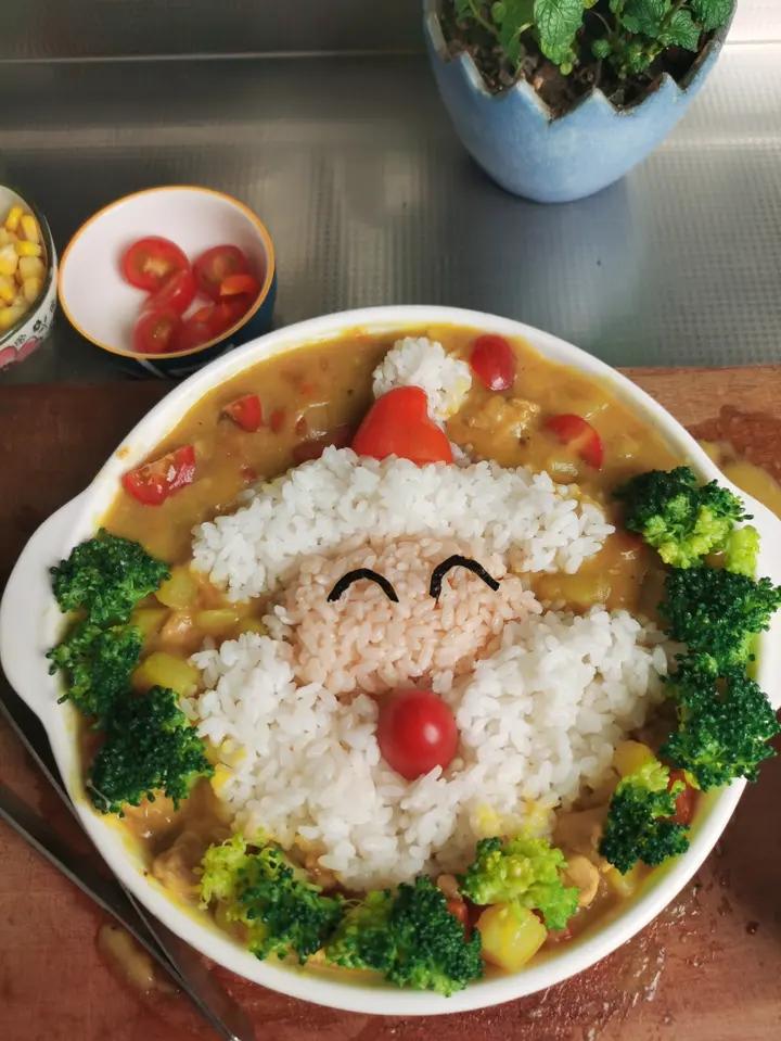 自制超可爱的圣诞大餐
